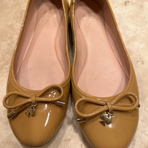 Kate spade tan patent leather flats - Picture 2 of 4